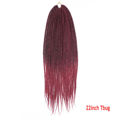 Extensiones de Cabello Trenzas Senegal Box Braids Crochet - Image 33