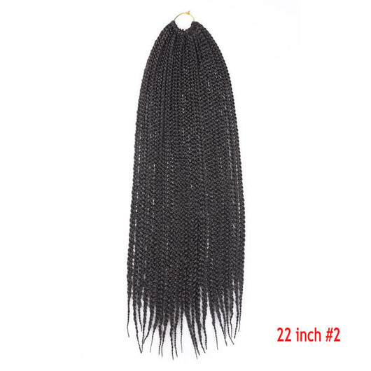 Extensiones de Cabello Trenzas Senegal Box Braids Crochet - Image 38