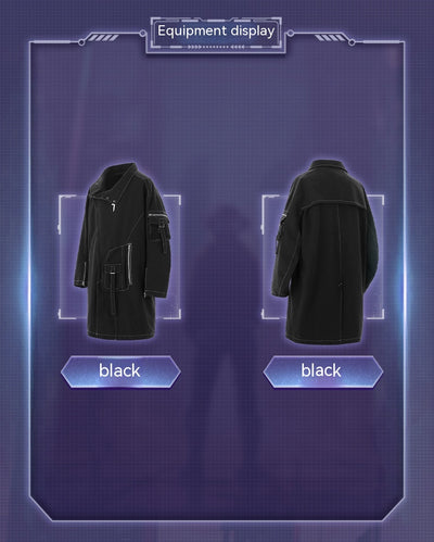 Abrigo Trench Asimétrico con Cierre para Hombre - Image 17