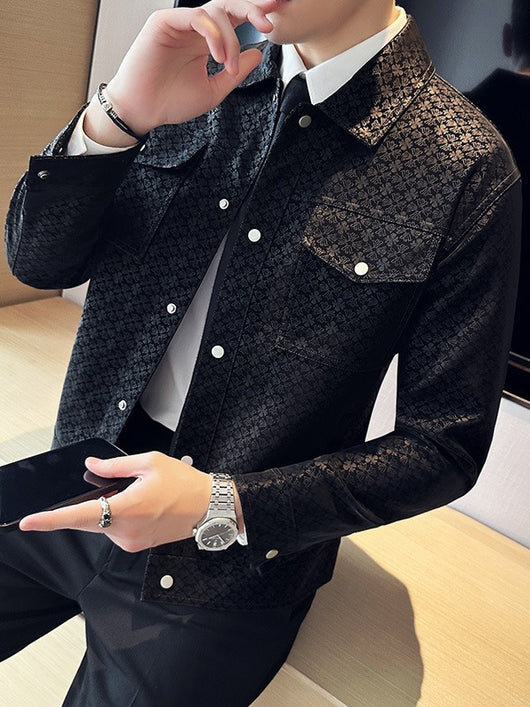 Chaqueta Casual con Solapas y Múltiples Bolsillos para Hombre - Image 11
