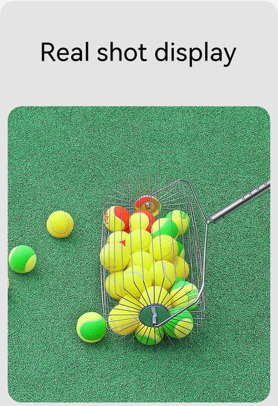 Recogedor de Pelotas de Tenis Acero Inoxidable Ajustable - Image 17
