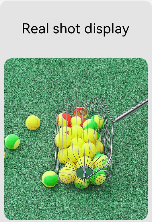 Recogedor de Pelotas de Tenis Acero Inoxidable Ajustable - Image 17