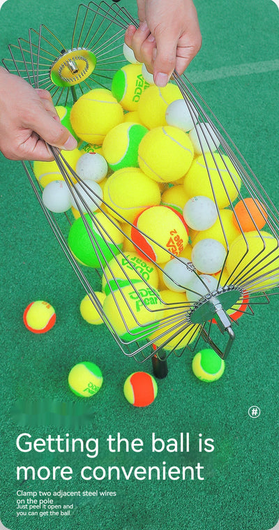 Recogedor de Pelotas de Tenis Acero Inoxidable Ajustable - Image 20