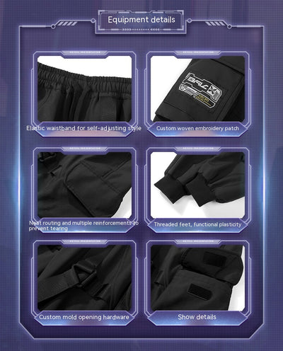 Pantalones de Trabajo Holgados con Múltiples Bolsillos - Image 10