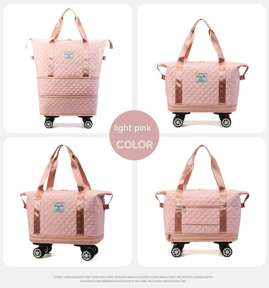 Bolsa de Viaje Multiusos con Ruedas y Separación Seco-Húmedo - Image 11