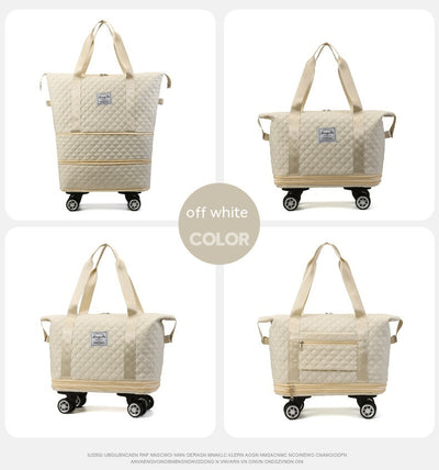 Bolsa de Viaje Multiusos con Ruedas y Separación Seco-Húmedo - Image 12