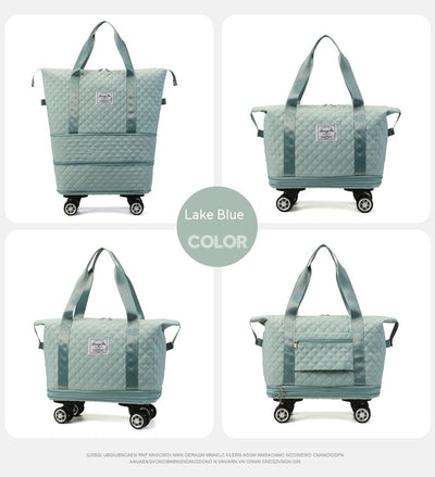 Bolsa de Viaje Multiusos con Ruedas y Separación Seco-Húmedo - Image 13