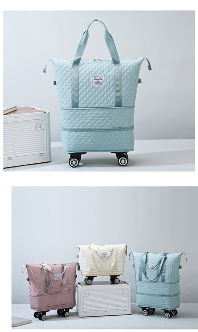 Bolsa de Viaje Multiusos con Ruedas y Separación Seco-Húmedo - Image 15
