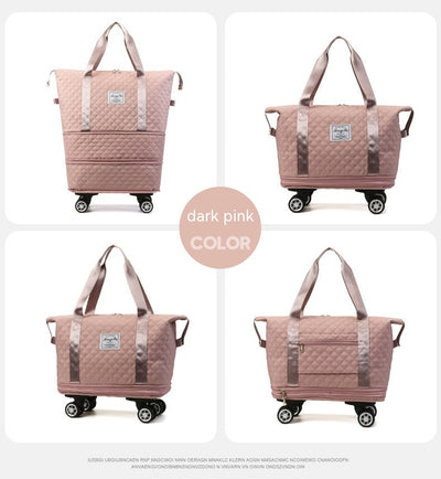 Bolsa de Viaje Multiusos con Ruedas y Separación Seco-Húmedo - Image 26