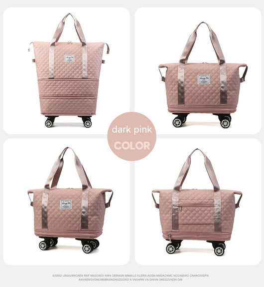 Bolsa de Viaje Multiusos con Ruedas y Separación Seco-Húmedo - Image 26