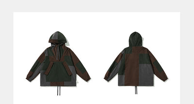 Chaqueta Hoodie de Montaña con Bloques de Color en Pana - Image 17