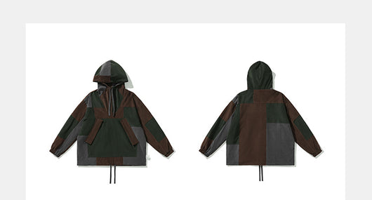 Chaqueta Hoodie de Montaña con Bloques de Color en Pana - Image 17
