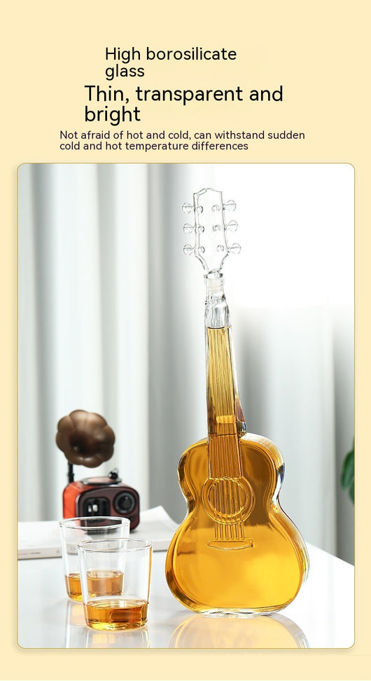 Set Decantador Guitarra en Vidrio Borosilicato Premium - Image 8