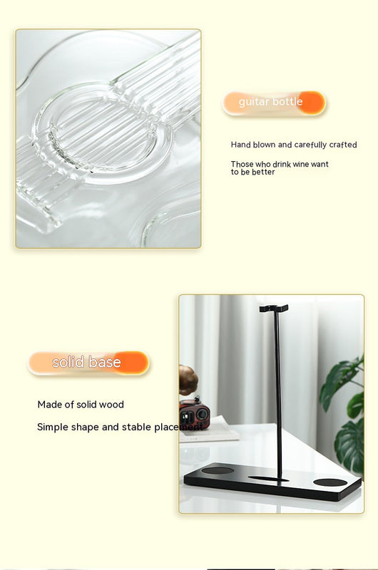 Set Decantador Guitarra en Vidrio Borosilicato Premium - Image 12