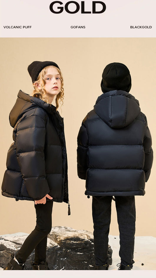 Chaqueta Acolchada Infantil Negro y Dorado - Bestseller de Temporada - Image 17