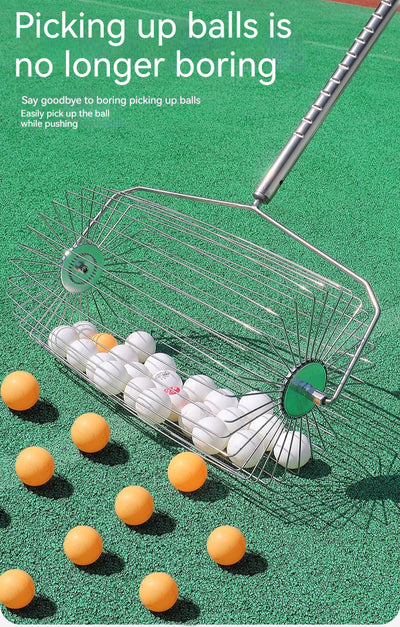 Recogedor de Pelotas de Tenis Acero Inoxidable Ajustable - Image 33