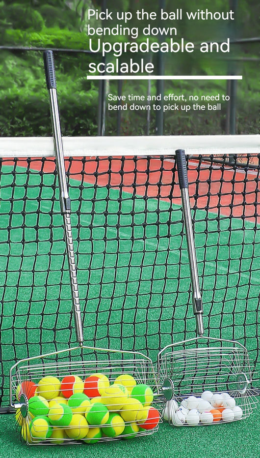 Recogedor de Pelotas de Tenis Acero Inoxidable Ajustable - Image 39