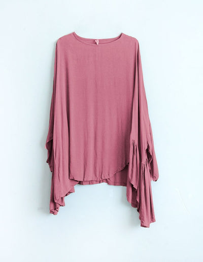 Playera de Verano con Dobladillo Asimétrico y Tejido Suave - Image 22