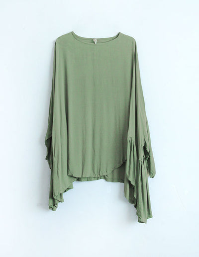 Playera de Verano con Dobladillo Asimétrico y Tejido Suave - Image 25