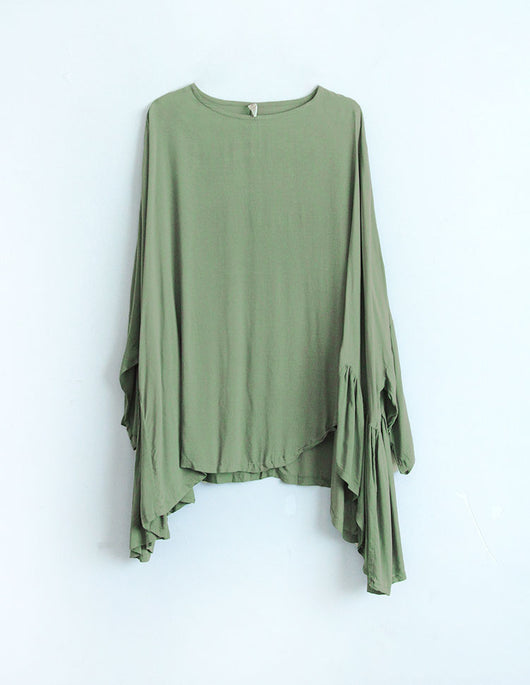 Playera de Verano con Dobladillo Asimétrico y Tejido Suave - Image 25