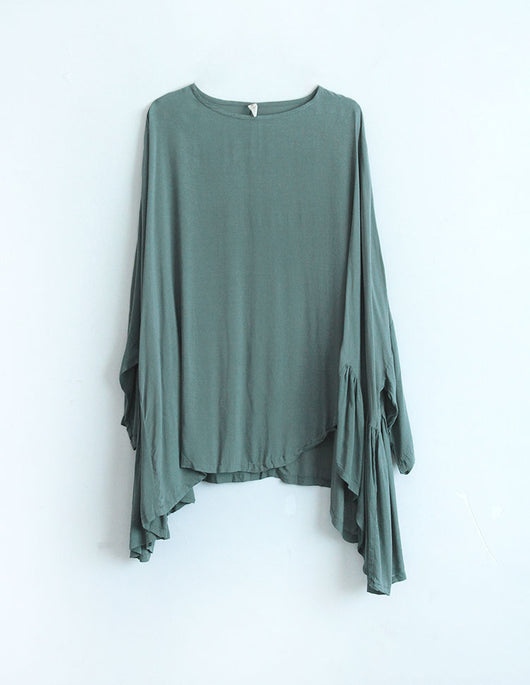 Playera de Verano con Dobladillo Asimétrico y Tejido Suave - Image 27