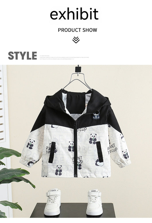 Chaqueta Impermeable con Capucha para Niño - Primavera y Otoño - Image 11