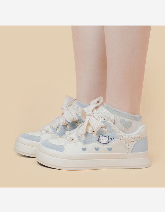 Tenis Blancos para Niñas con Cordones - Diseño Clásico y Cómodo - Image 10