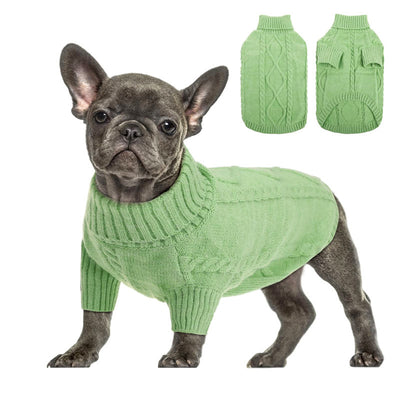 Suéter Tipo Cuello Alto para Perros - Ropa de Otoño e Invierno - Image 14