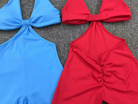 Jumpsuit Deportivo Falso Dos Piezas para Yoga y Fitness - Image 59
