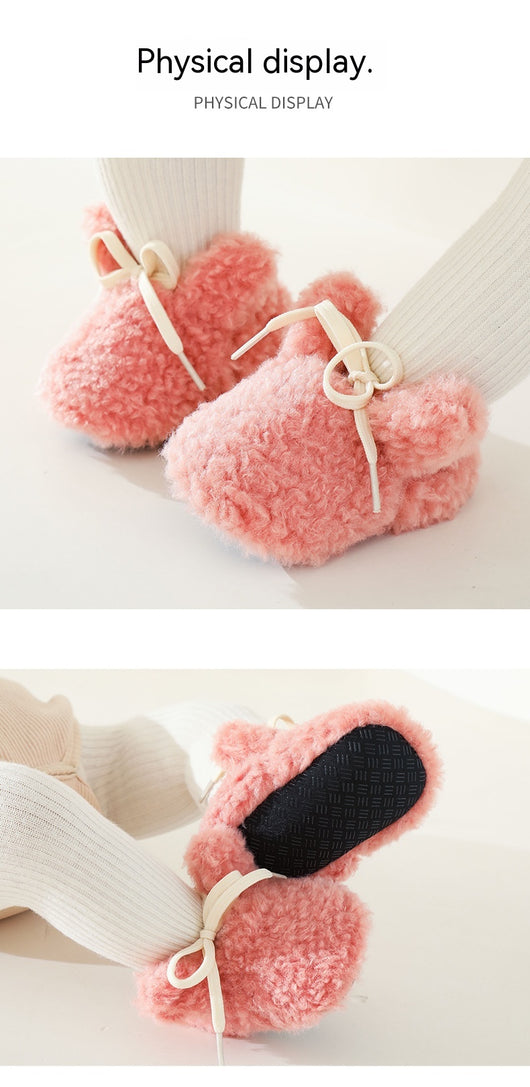 Zapatillas Cálidas para Bebé con Calcetines Antideslizantes - Diseño Conejito Suela Suave - Image 21