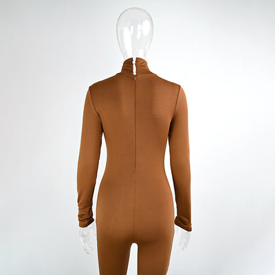 Jumpsuit de Yoga Térmico Ajustado con Forro Polar - Otoño e Invierno - Image 26
