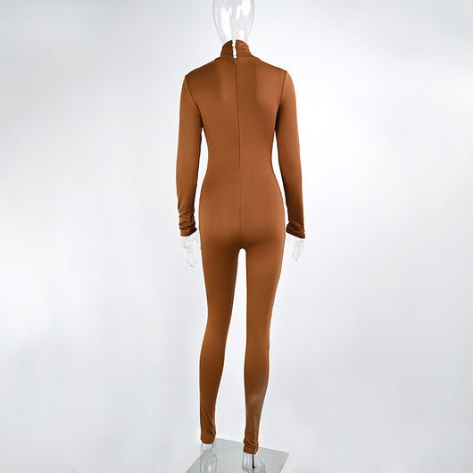 Jumpsuit de Yoga Térmico Ajustado con Forro Polar - Otoño e Invierno - Image 32