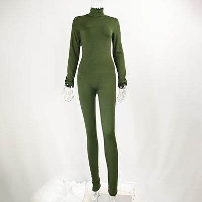 Jumpsuit de Yoga Térmico Ajustado con Forro Polar - Otoño e Invierno - Image 36