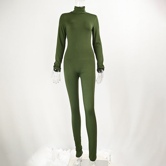Jumpsuit de Yoga Térmico Ajustado con Forro Polar - Otoño e Invierno - Image 36
