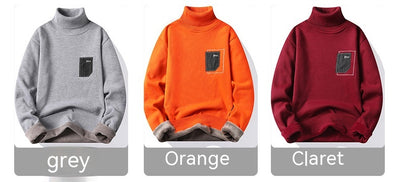 Suéter Holgado de Terciopelo Grueso para Hombre - Abrigo Cálido Invierno - Image 15