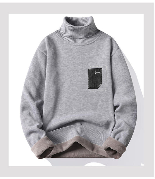 Suéter Holgado de Terciopelo Grueso para Hombre - Abrigo Cálido Invierno - Image 22