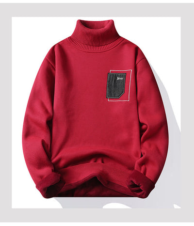 Suéter Holgado de Terciopelo Grueso para Hombre - Abrigo Cálido Invierno - Image 23