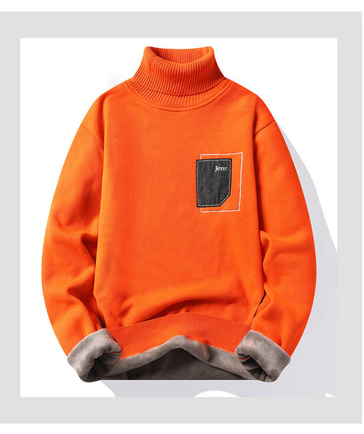 Suéter Holgado de Terciopelo Grueso para Hombre - Abrigo Cálido Invierno - Image 26