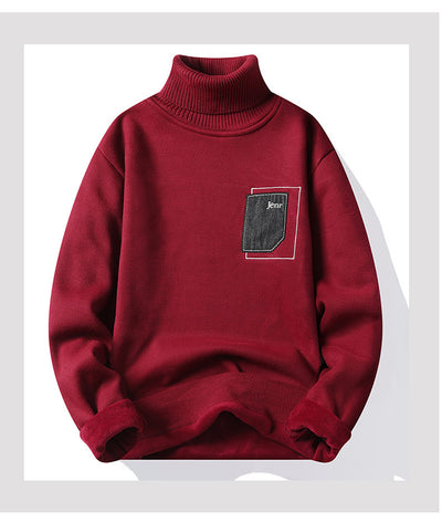 Suéter Holgado de Terciopelo Grueso para Hombre - Abrigo Cálido Invierno - Image 27