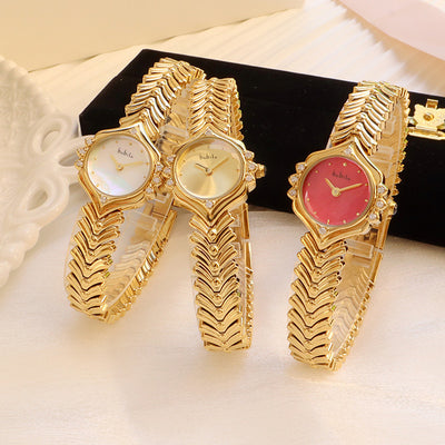 Reloj de Cuarzo para Mujer con Cadena de Bambú - Image 21