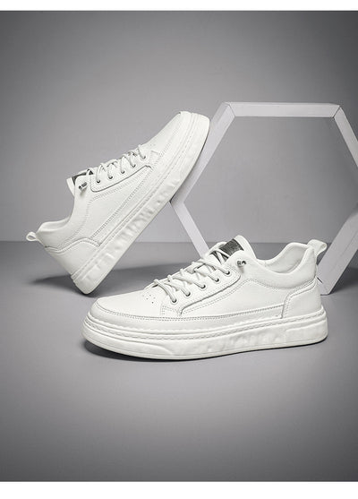 Zapatillas Deportivas Blancas Slip-On Transpirables con Suela Suave para Skateboard - Image 9