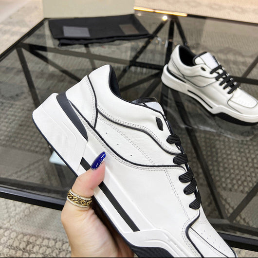 Zapatillas de Cuero Casual para Hombre - Sneakers de Invierno Transpirables con Cordones - Image 27