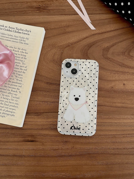 Funda para Teléfono West Highland con Lunares Coloridos - Image 18