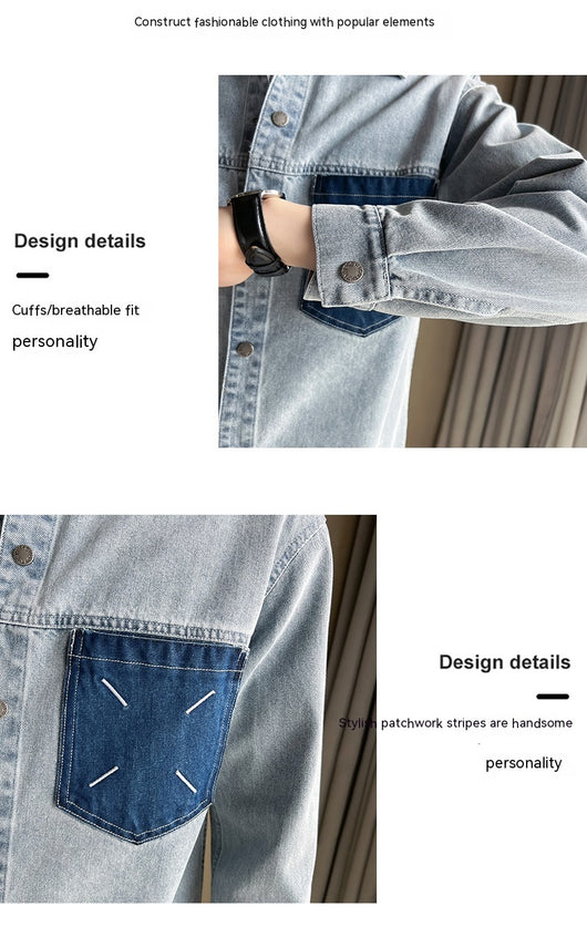 Camisa de Mezclilla Profesional para Trabajo - Image 17