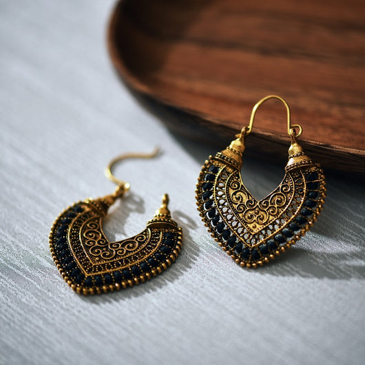 Aretes Tejidos en Forma de Corazón - Image 18