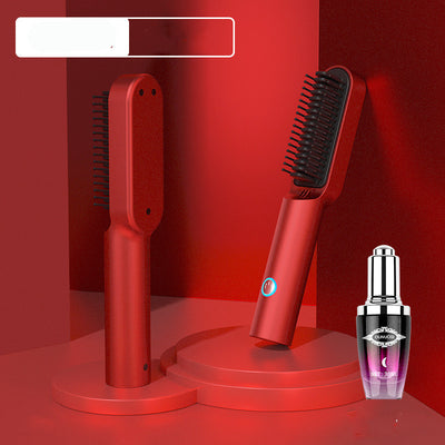 Secador y Alisador de Cabello 2 en 1 Recargable USB - Cepillo Profesional Multifunción - Image 11