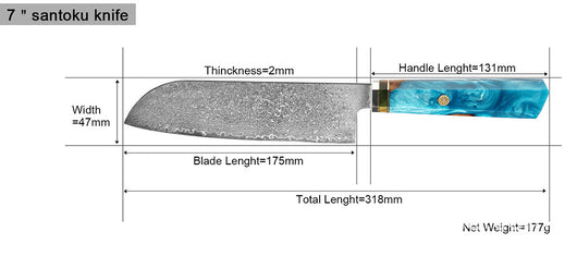 Cuchillo de Cocina Damasco Acero Inoxidable Premium - Image 19