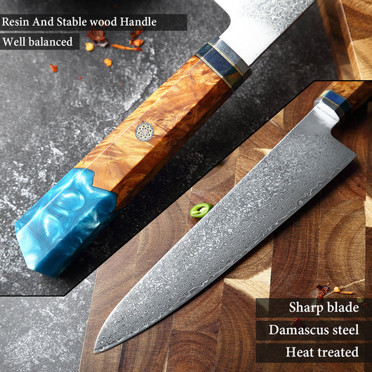 Cuchillo de Cocina Damasco Acero Inoxidable Premium - Image 26