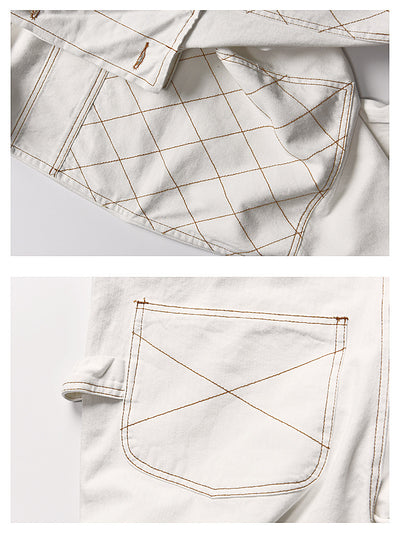 Mono de Trabajo Estilo Japonés con Tirantes y Múltiples Bolsillos - Image 41