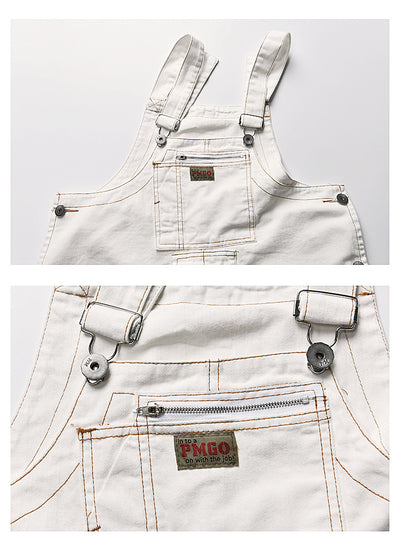 Mono de Trabajo Estilo Japonés con Tirantes y Múltiples Bolsillos - Image 45